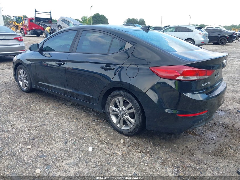 2017 Hyundai Elantra VIN KMHD84LF8HU309409 IAAI salvage auction — REAR END, Salvage Title, sold $1,600 on 2026-07-20 (photo 3)