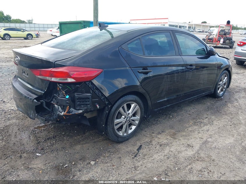 2017 Hyundai Elantra VIN KMHD84LF8HU309409 IAAI salvage auction — REAR END, Salvage Title, sold $1,600 on 2026-07-20 (photo 4)