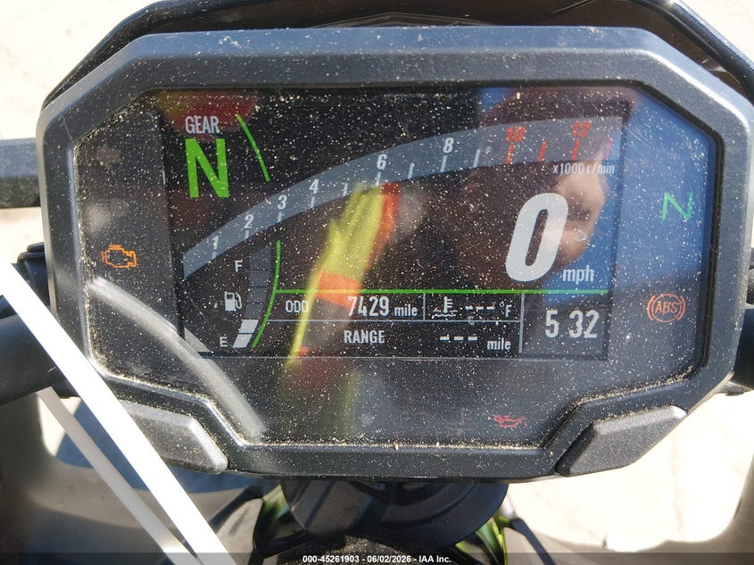 2020 Kawasaki Er VIN ML5EREK17LDA18813 IAAI salvage auction — SIDE, Salvage Title, sold $2,300 on 2026-07-07 (photo 7)