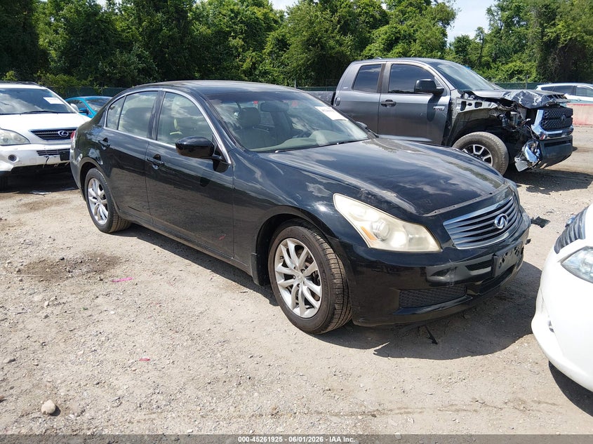 2009 Infiniti G37 VIN JNKCV61F79M358172 IAAI salvage auction — FRONT END, Salvage - Greater Than 75% (Maryland), sold $275 on 2026-07-16 (photo 1)