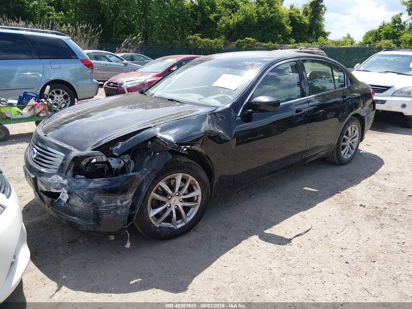 2009 Infiniti G37 VIN JNKCV61F79M358172 IAAI salvage auction — FRONT END, Salvage - Greater Than 75% (Maryland), sold $275 on 2026-07-16 (photo 2)