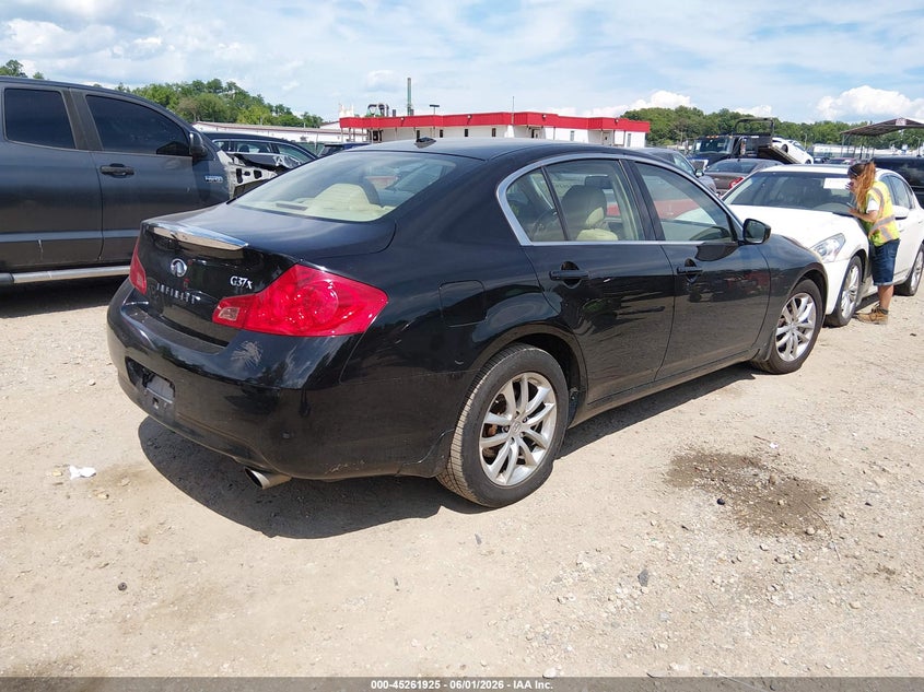 2009 Infiniti G37 VIN JNKCV61F79M358172 IAAI salvage auction — FRONT END, Salvage - Greater Than 75% (Maryland), sold $275 on 2026-07-16 (photo 4)