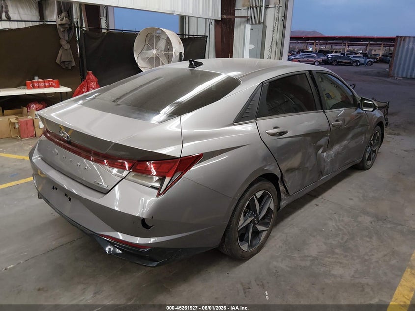 2023 Hyundai Elantra VIN KMHLP4AG5PU606355 IAAI salvage auction — RIGHT SIDE, Salvage (Arizona), sold $4,500 on 2026-07-28 (photo 4)
