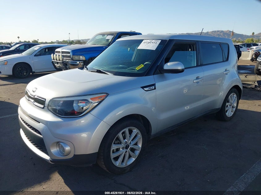 2018 Kia Soul VIN KNDJP3A50J7532367 IAAI salvage auction — THEFT, Salvage Title, sold $2,600 on 2026-07-07 (photo 2)