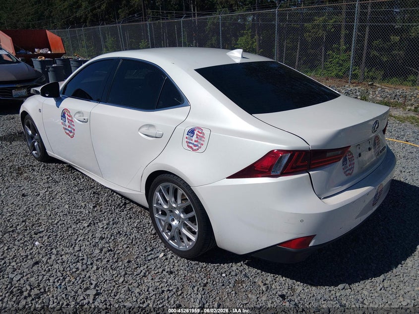 2016 Lexus Is VIN JTHCE1D27G5010309 IAAI salvage auction — FRONT END, Bill Of Sale (Washington), sold $2,200 on 2026-07-29 (photo 3)