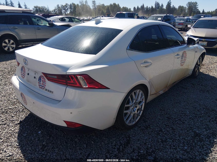 2016 Lexus Is VIN JTHCE1D27G5010309 IAAI salvage auction — FRONT END, Bill Of Sale (Washington), sold $2,200 on 2026-07-29 (photo 4)