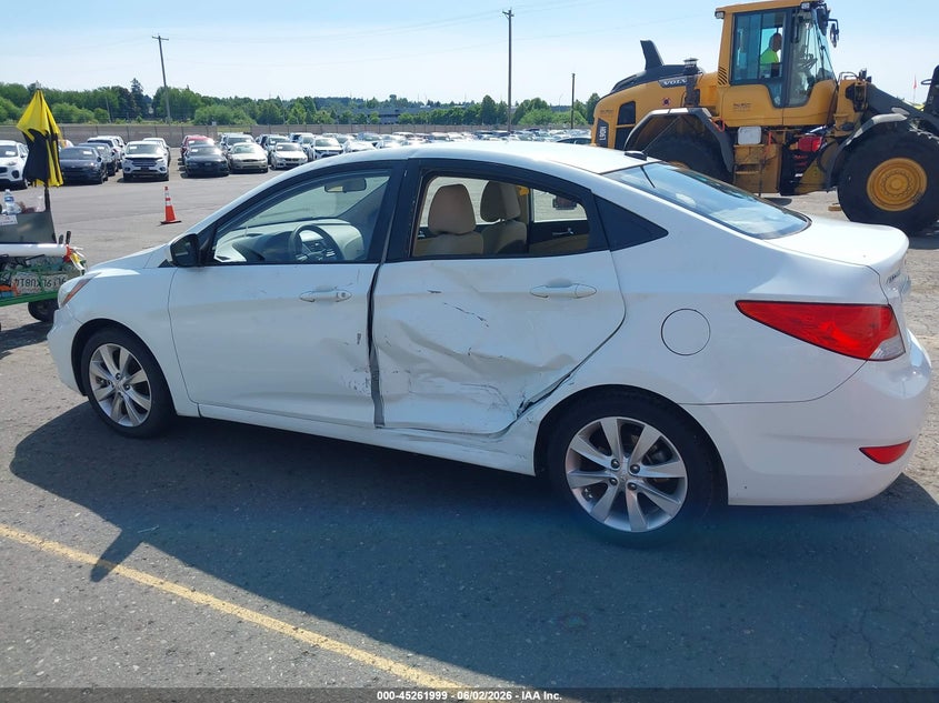 2012 Hyundai Accent VIN KMHCU4AE6CU064491 IAAI salvage auction — LEFT SIDE, Salvage (Oregon), sold $550 on 2026-07-09 (photo 6)