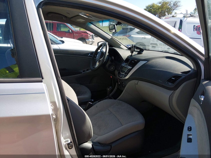 2012 Hyundai Accent VIN KMHCU4AE2CU137579 IAAI salvage auction — NORMAL WEAR, Salvage (Nebraska), sold $800 on 2026-07-09 (photo 5)