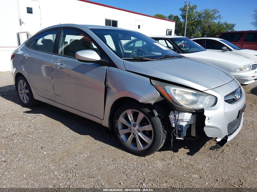 2012 Hyundai Accent VIN KMHCU4AE2CU137579 IAAI salvage auction — NORMAL WEAR, Salvage (Nebraska), sold $800 on 2026-07-09 (photo 6)