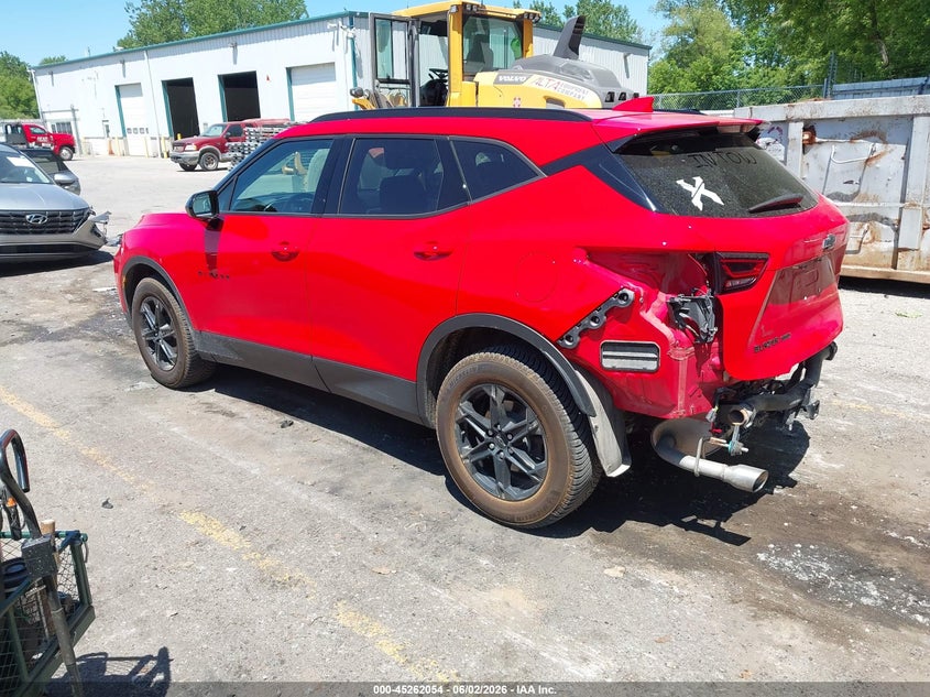 2024 Chevrolet Blazer VIN 3GNKBHR41RS143253 IAAI salvage auction — REAR END, Clear (Michigan), sold $10,600 on 2026-07-27 (photo 3)