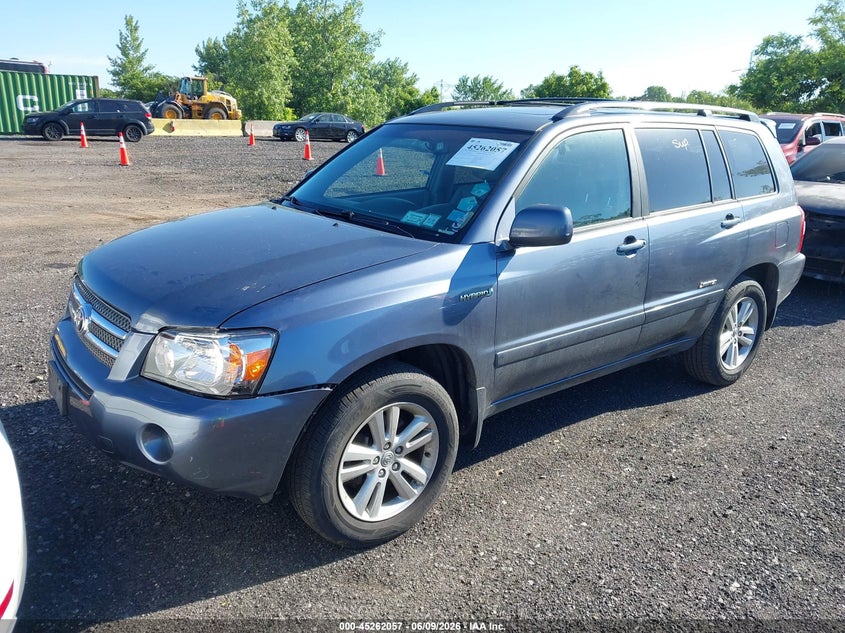 2007 Toyota Highlander hybrid VIN JTEEW21A670043707 IAAI salvage auction — FRONT END, Mv-907A (New York), sold $475 on 2026-07-07 (photo 2)