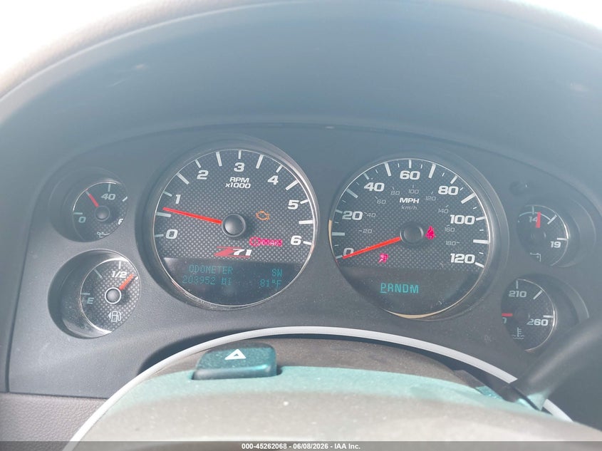 2011 Chevrolet Tahoe VIN 1GNSKBE01BR224083 IAAI salvage auction — FRONT END, Salvage (North Carolina), sold $850 on 2026-07-09 (photo 7)