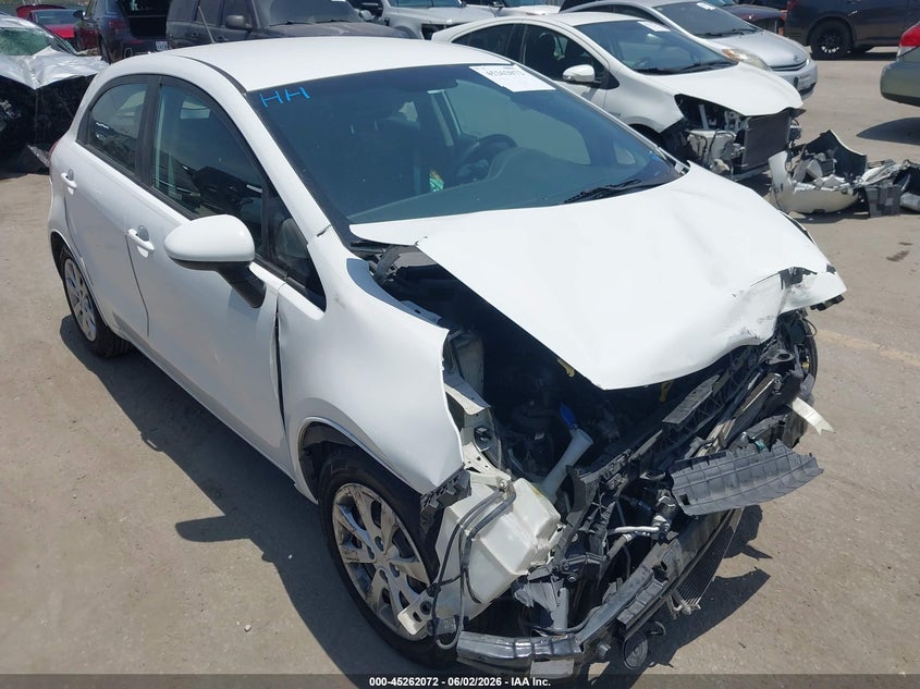 2016 Kia Rio VIN KNADM5A33G6676264 IAAI salvage auction — NORMAL WEAR, Salvage (California), sold $450 on 2026-07-08 (photo 1)