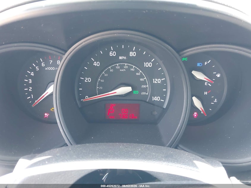 2016 Kia Rio VIN KNADM5A33G6676264 IAAI salvage auction — NORMAL WEAR, Salvage (California), sold $450 on 2026-07-08 (photo 7)