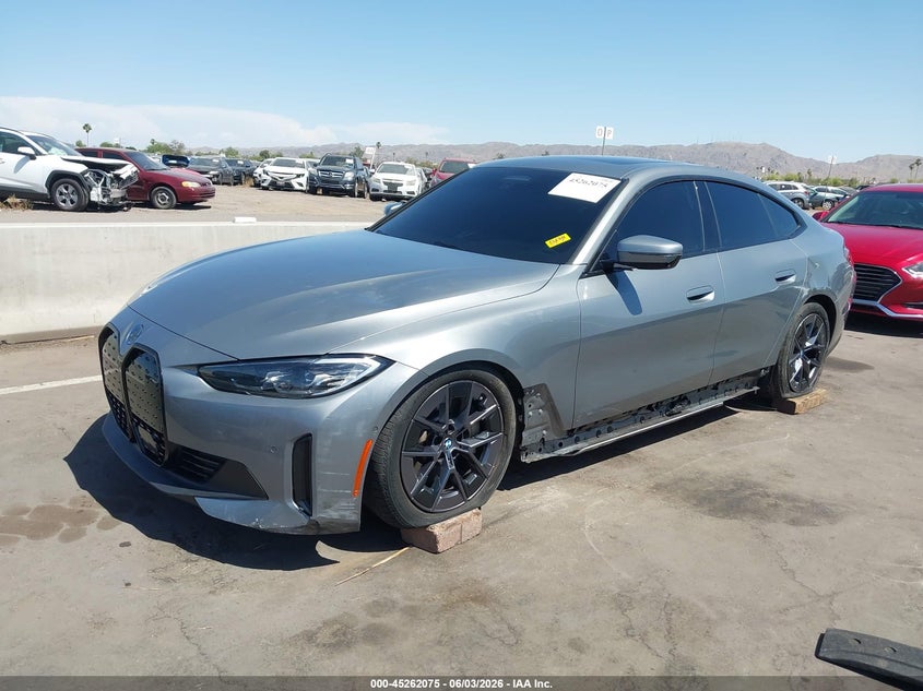 2024 BMW I4 VIN WBY43AW00RFS66259 IAAI salvage auction — LEFT FRONT, Salvage Title, sold $14,950 on 2026-07-07 (photo 6)