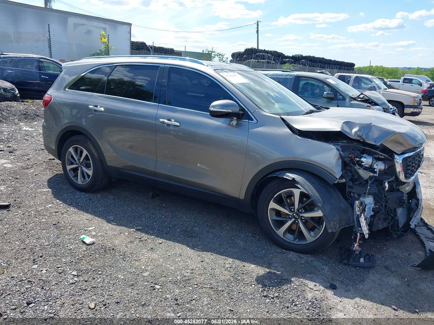 2019 Kia Sorento VIN 5XYPH4A50KG474925 IAAI salvage auction — FRONT END, Salvage Title, sold $1,300 on 2026-07-24 (photo 1)