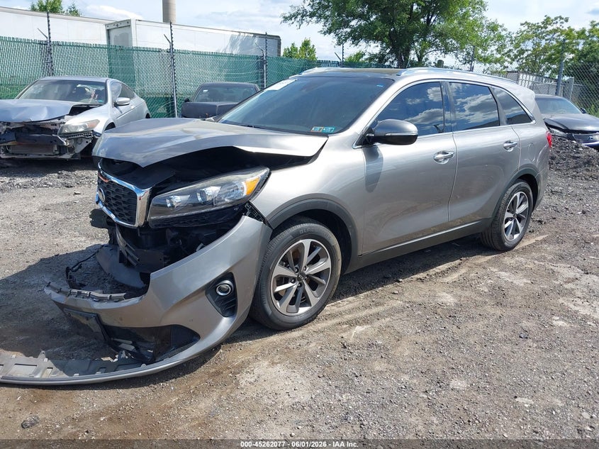 2019 Kia Sorento VIN 5XYPH4A50KG474925 IAAI salvage auction — FRONT END, Salvage Title, sold $1,300 on 2026-07-24 (photo 2)