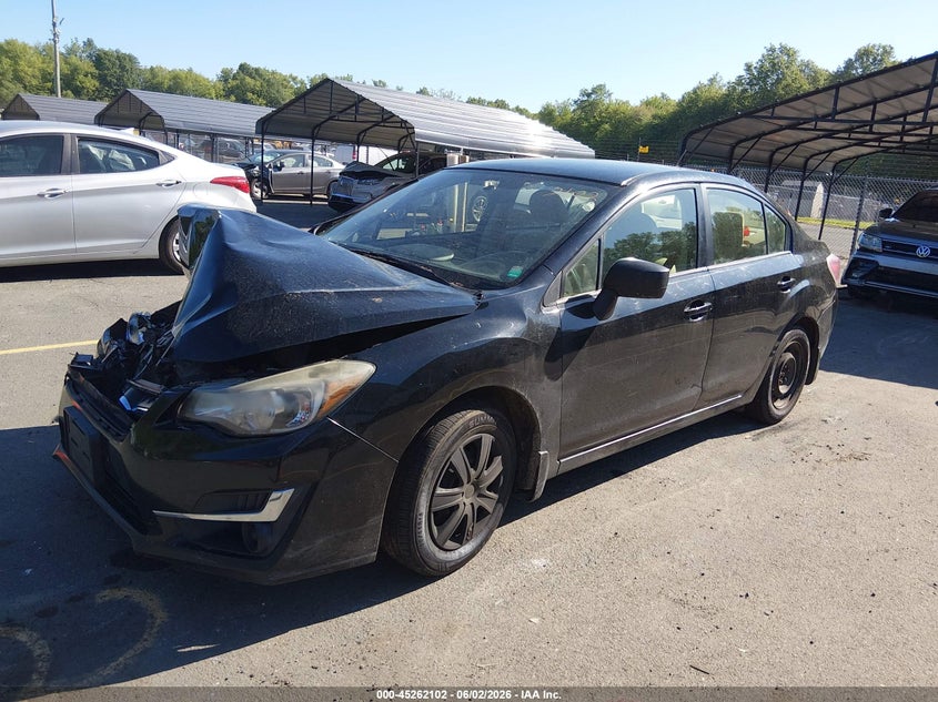 2015 Subaru Impreza VIN JF1GJAA66FG017749 IAAI salvage auction — FRONT END, Salvage Title, sold $400 on 2026-07-16 (photo 2)