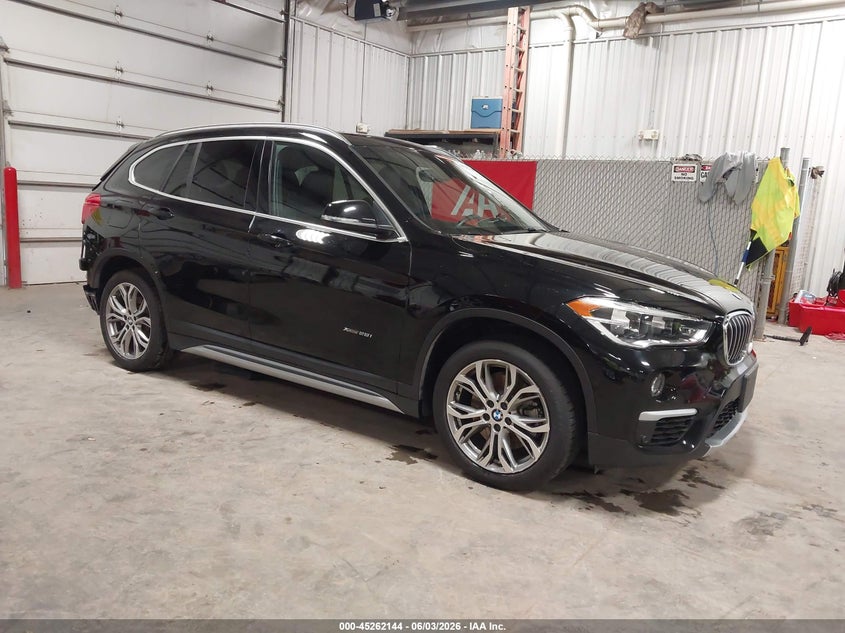 2017 BMW X1 VIN WBXHT3Z37H4A55547 IAAI salvage auction — REAR END, Salvage Title, sold $3,750 on 2026-09-08 (photo 1)