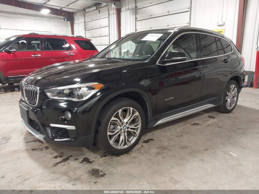 2017 BMW X1 VIN WBXHT3Z37H4A55547 IAAI salvage auction — REAR END, Salvage Title, sold $3,750 on 2026-09-08 (photo 2)