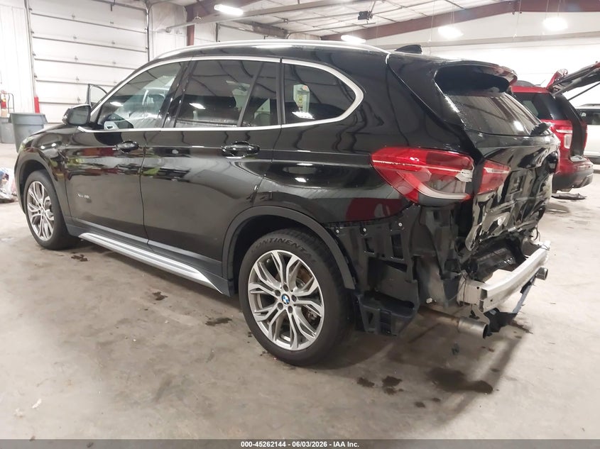 2017 BMW X1 VIN WBXHT3Z37H4A55547 IAAI salvage auction — REAR END, Salvage Title, sold $3,750 on 2026-09-08 (photo 3)