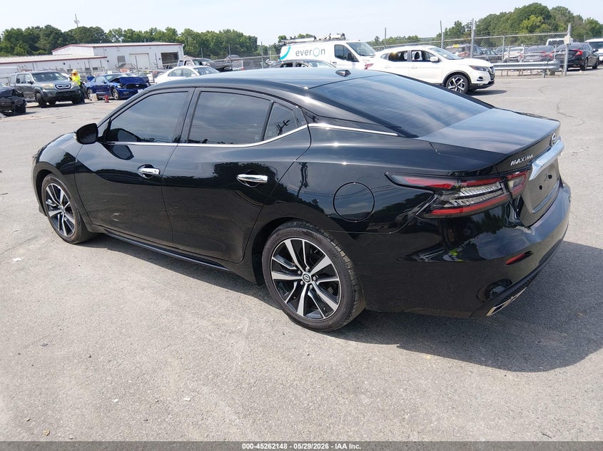 2022 Nissan Maxima VIN 1N4AA6CV7NC504844 IAAI salvage auction — NORMAL WEAR, Sf97 (North Carolina), sold $16,050 on 2026-07-16 (photo 3)