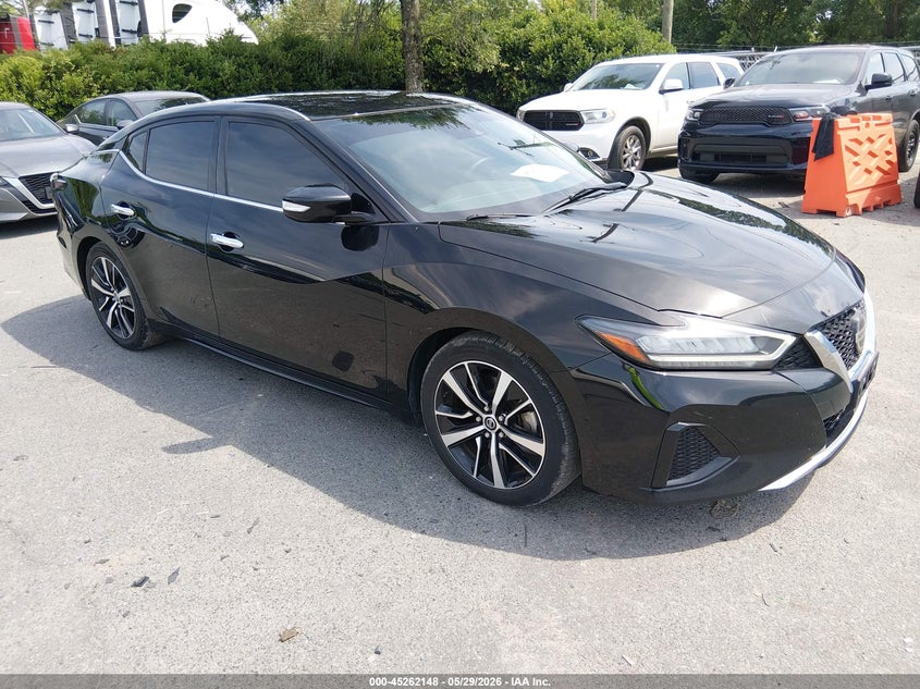 2022 Nissan Maxima VIN 1N4AA6CV7NC504844 IAAI salvage auction — NORMAL WEAR, Sf97 (North Carolina), sold $16,050 on 2026-07-16 (photo 1)