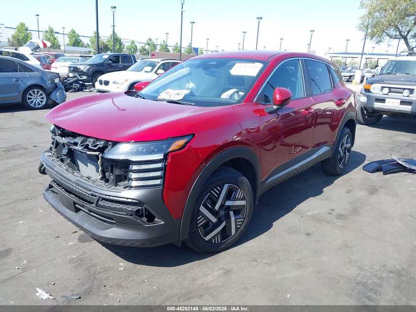 2025 Nissan Kicks VIN 3N8AP6CA6SL442301 IAAI salvage auction — RIGHT SIDE, Salvage Title, sold $4,600 on 2026-07-17 (photo 2)