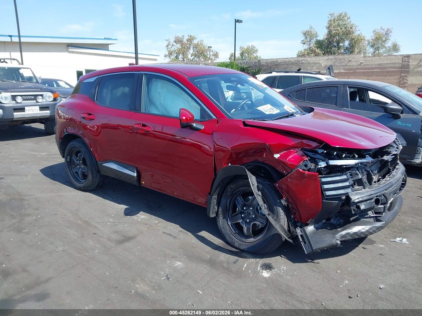 2025 Nissan Kicks VIN 3N8AP6CA6SL442301 IAAI salvage auction — RIGHT SIDE, Salvage Title, sold $4,600 on 2026-07-17 (photo 6)