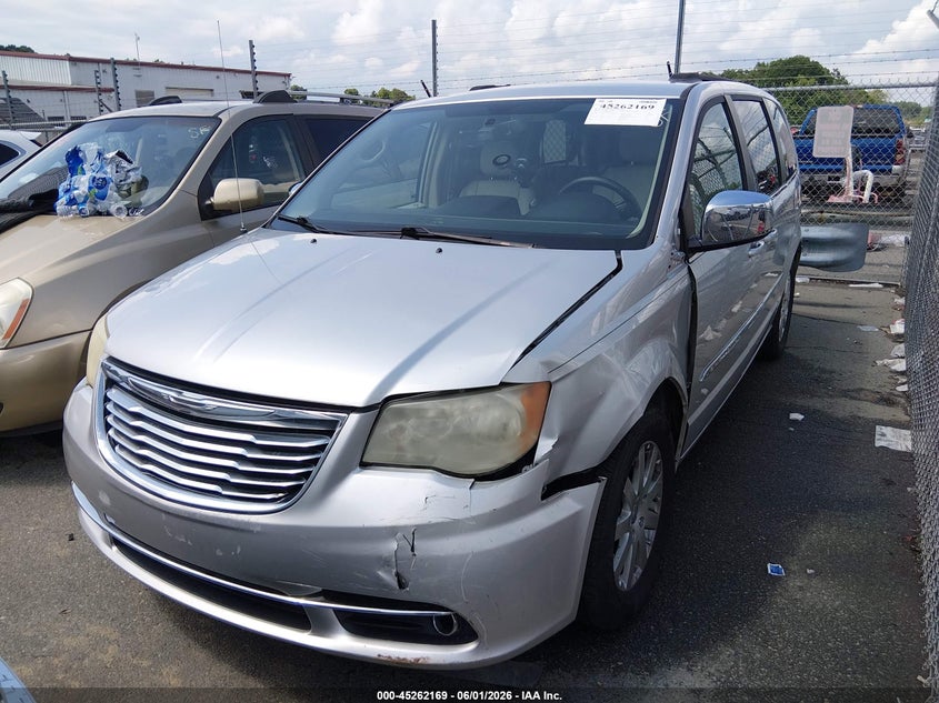 2011 Chrysler Town & country VIN 2A4RR8DG9BR676758 IAAI salvage auction — FRONT END, Salvage (North Carolina), sold $525 on 2026-07-23 (photo 2)