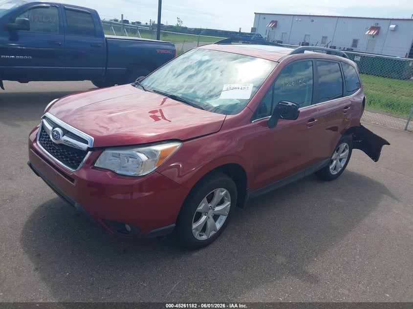 2014 Subaru Forester VIN JF2SJAHC7EH511533 IAAI salvage auction — REAR END, Salvage (Minnesota), sold $800 on 2026-07-13 (photo 2)