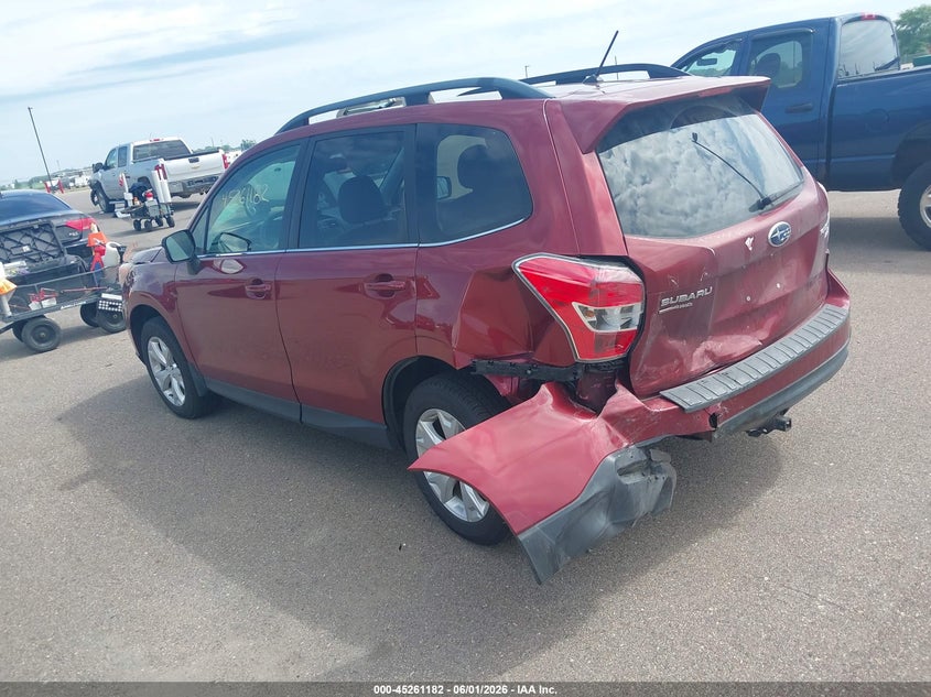 2014 Subaru Forester VIN JF2SJAHC7EH511533 IAAI salvage auction — REAR END, Salvage (Minnesota), sold $800 on 2026-07-13 (photo 3)