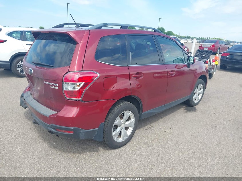 2014 Subaru Forester VIN JF2SJAHC7EH511533 IAAI salvage auction — REAR END, Salvage (Minnesota), sold $800 on 2026-07-13 (photo 4)