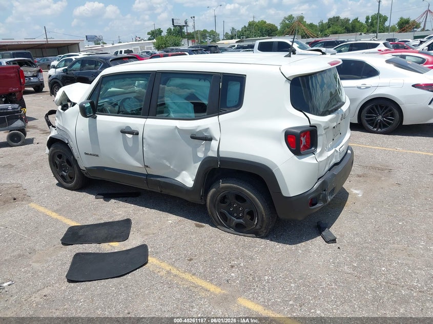 2019 Jeep Renegade VIN ZACNJAAB4KPK14637 IAAI salvage auction — FRONT END, Salvage Title, sold $675 on 2026-08-19 (photo 3)