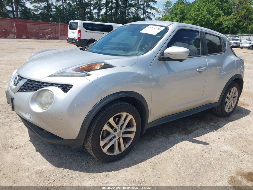 2016 Nissan Juke VIN JN8AF5MR8GT601193 IAAI salvage auction — HAIL, Original (Texas), sold $1,300 on 2026-07-30 (photo 2)