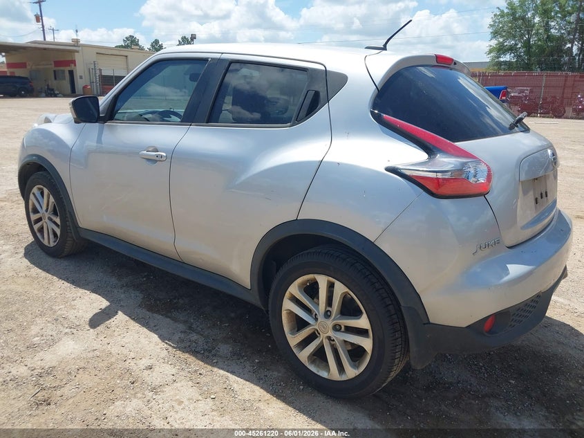 2016 Nissan Juke VIN JN8AF5MR8GT601193 IAAI salvage auction — HAIL, Original (Texas), sold $1,300 on 2026-07-30 (photo 3)