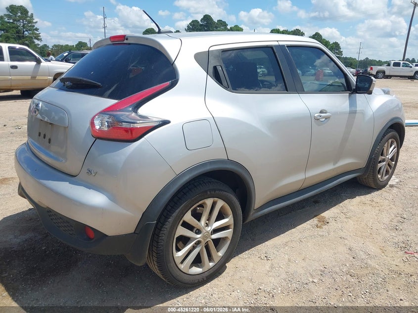 2016 Nissan Juke VIN JN8AF5MR8GT601193 IAAI salvage auction — HAIL, Original (Texas), sold $1,300 on 2026-07-30 (photo 4)
