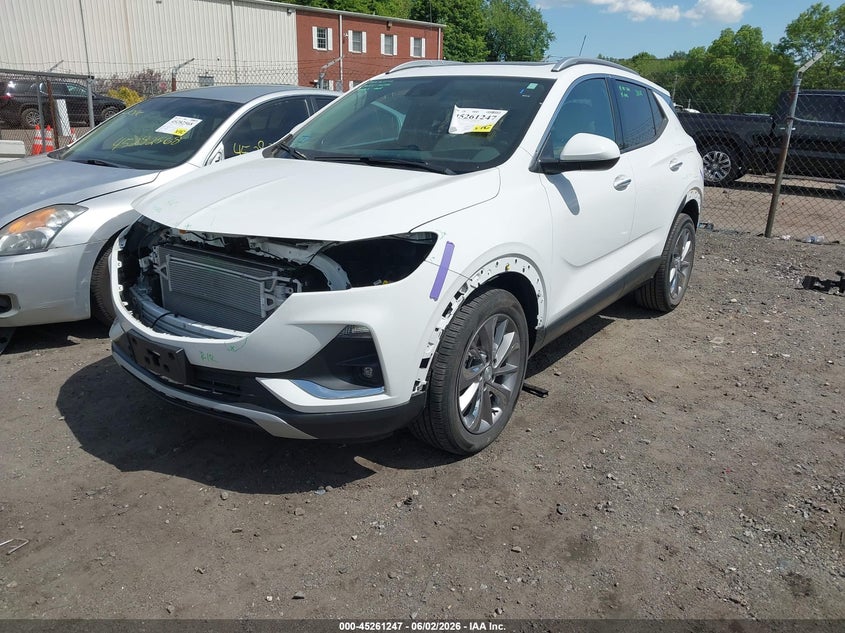 2022 Buick Encore gx VIN KL4MMFSL3NB146110 IAAI salvage auction — FRONT & REAR, Salvage (Massachusetts), sold $3,000 on 2026-07-28 (photo 2)
