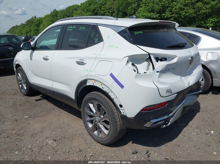 2022 Buick Encore gx VIN KL4MMFSL3NB146110 IAAI salvage auction — FRONT & REAR, Salvage (Massachusetts), sold $3,000 on 2026-07-28 (photo 3)