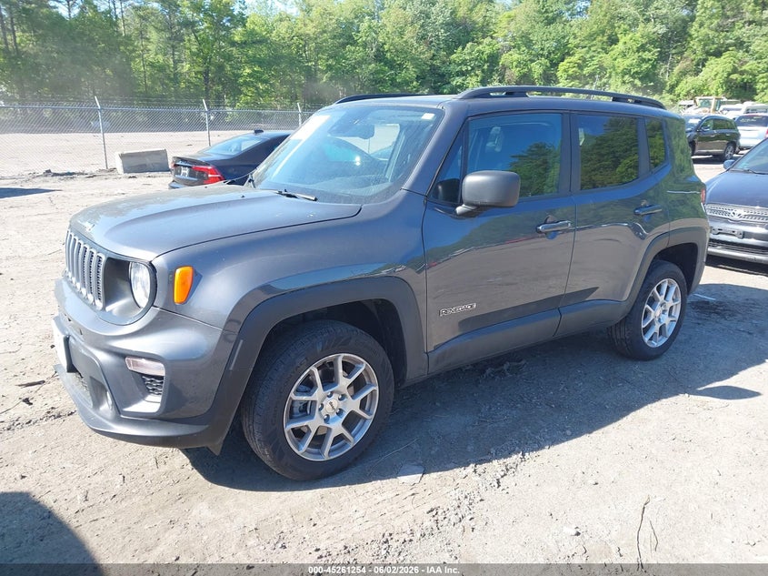 2023 Jeep Renegade VIN ZACNJDB10PPP18620 IAAI salvage auction — FRONT END, Salvage (Massachusetts), sold $5,100 on 2026-08-06 (photo 2)