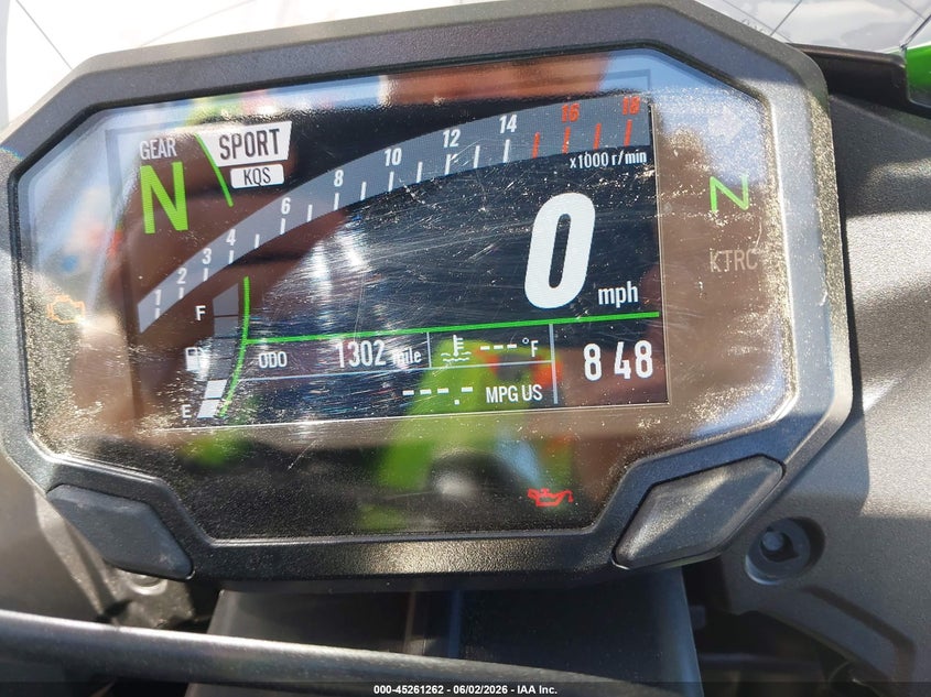2025 Kawasaki Zx VIN JKBZXJK12SA010899 IAAI salvage auction — RIGHT SIDE, Salvage Title, sold $3,700 on 2026-07-21 (photo 7)