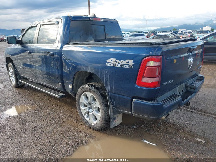 2020 Ram 1500 VIN 1C6SRFFT7LN227431 IAAI salvage auction — EXTERIOR BURN, Salvage (Idaho), sold $9,500 on 2026-07-29 (photo 3)