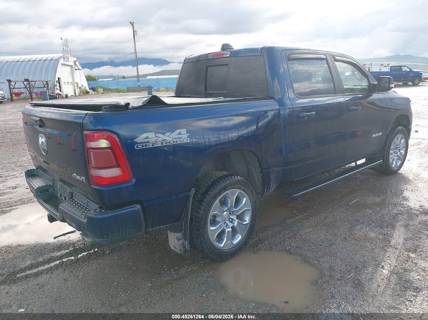 2020 Ram 1500 VIN 1C6SRFFT7LN227431 IAAI salvage auction — EXTERIOR BURN, Salvage (Idaho), sold $9,500 on 2026-07-29 (photo 4)