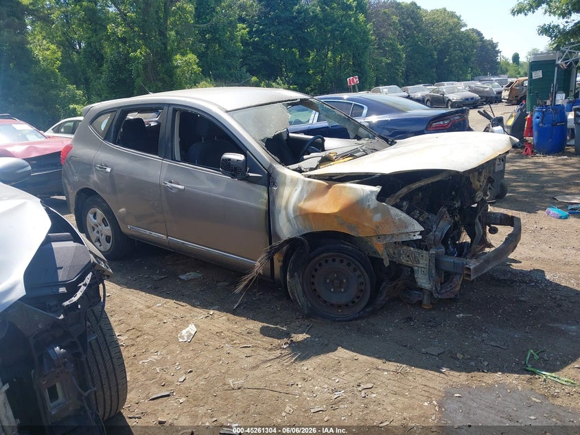 2012 Nissan Rogue VIN JN8AS5MV0CW718008 IAAI salvage auction — TOTAL BURN, Salvage Title, sold $400 on 2026-07-14 (photo 1)