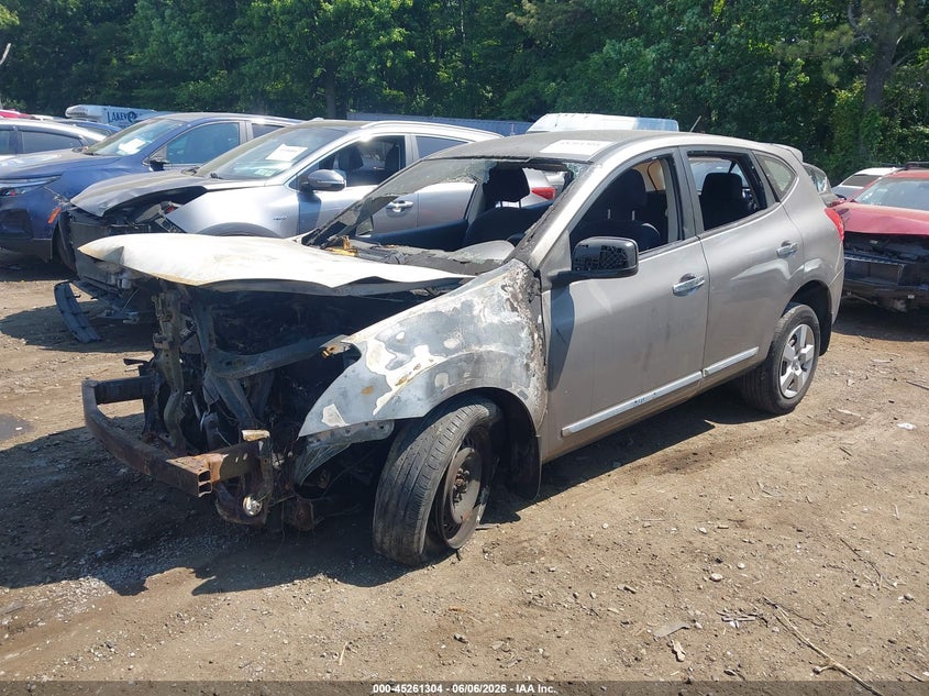 2012 Nissan Rogue VIN JN8AS5MV0CW718008 IAAI salvage auction — TOTAL BURN, Salvage Title, sold $400 on 2026-07-14 (photo 2)