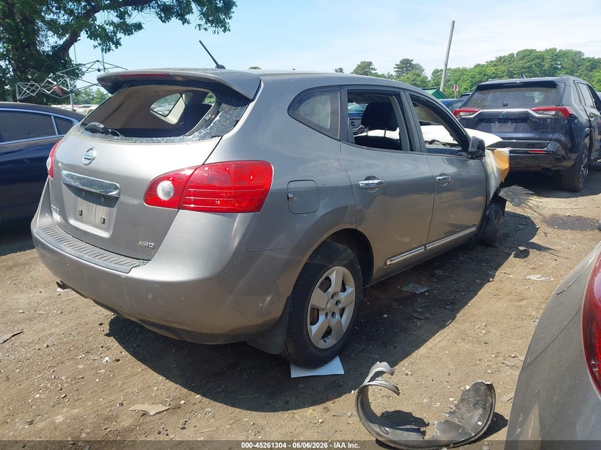 2012 Nissan Rogue VIN JN8AS5MV0CW718008 IAAI salvage auction — TOTAL BURN, Salvage Title, sold $400 on 2026-07-14 (photo 4)