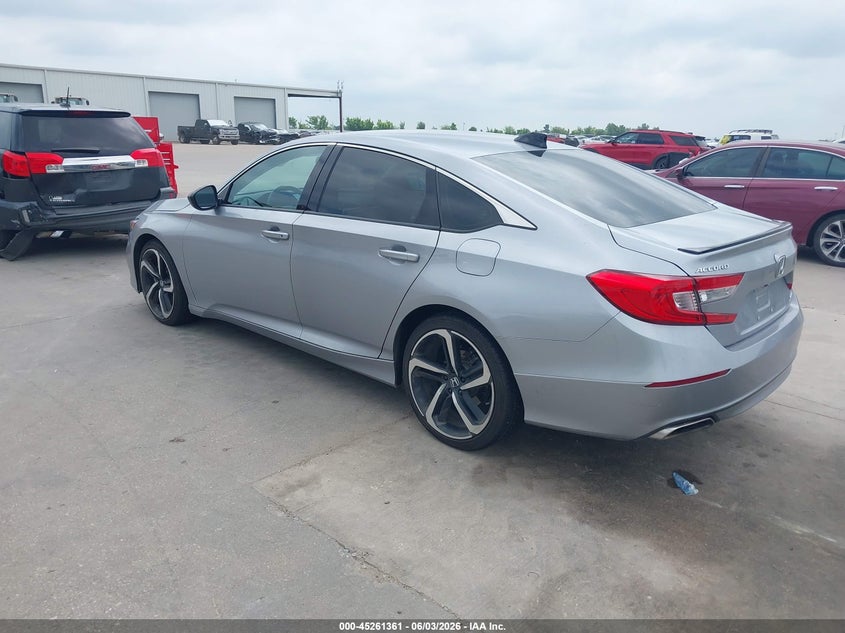 2021 Honda Accord VIN 1HGCV1F43MA051704 IAAI salvage auction — RIGHT SIDE, Original (Texas), sold $11,175 on 2026-07-29 (photo 3)