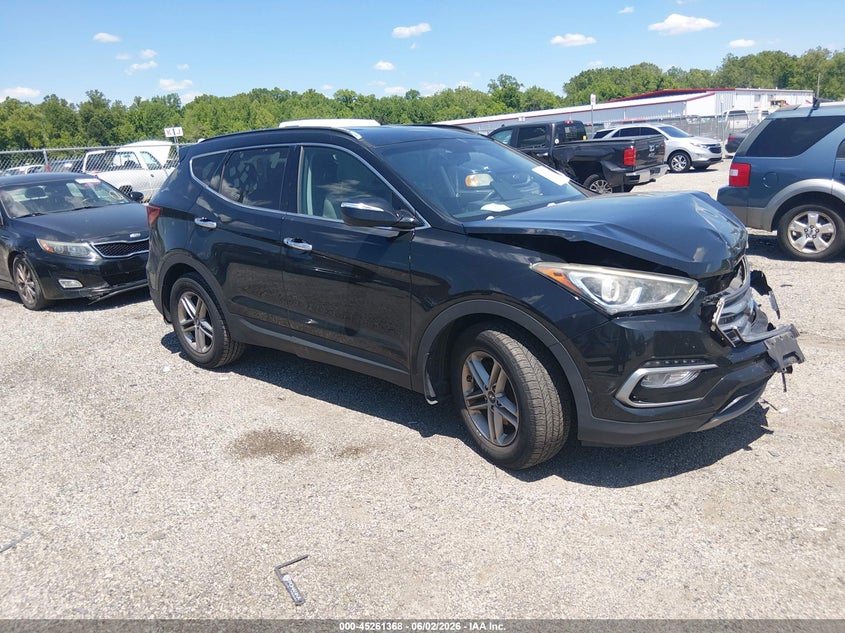 2018 Hyundai Santa fe VIN 5XYZU3LB0JG511584 IAAI salvage auction — FRONT END, Salvage - Greater Than 75% (Maryland), sold $1,850 on 2026-08-31 (photo 1)
