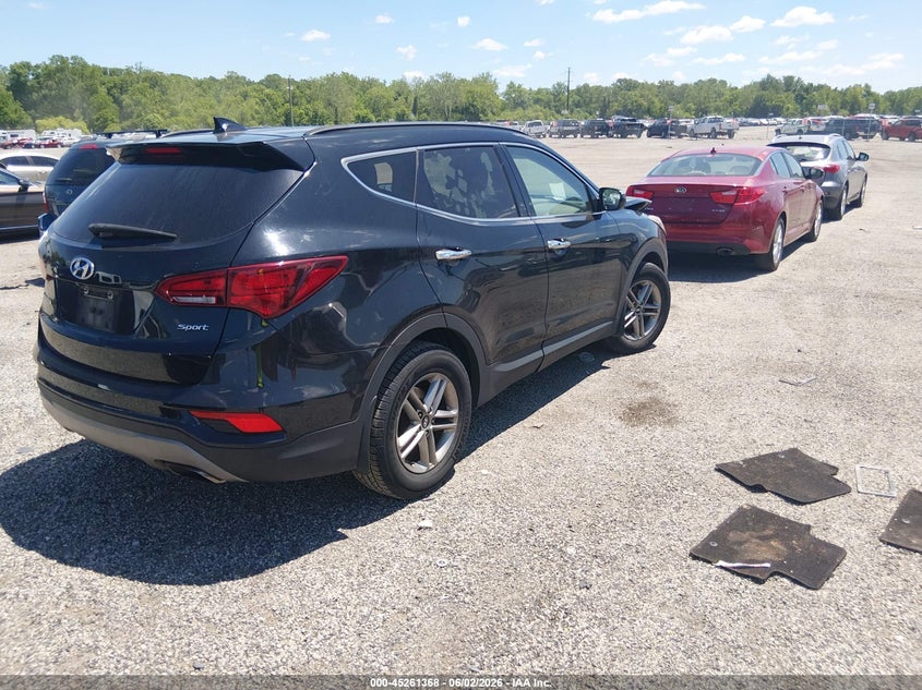 2018 Hyundai Santa fe VIN 5XYZU3LB0JG511584 IAAI salvage auction — FRONT END, Salvage - Greater Than 75% (Maryland), sold $1,850 on 2026-08-31 (photo 4)