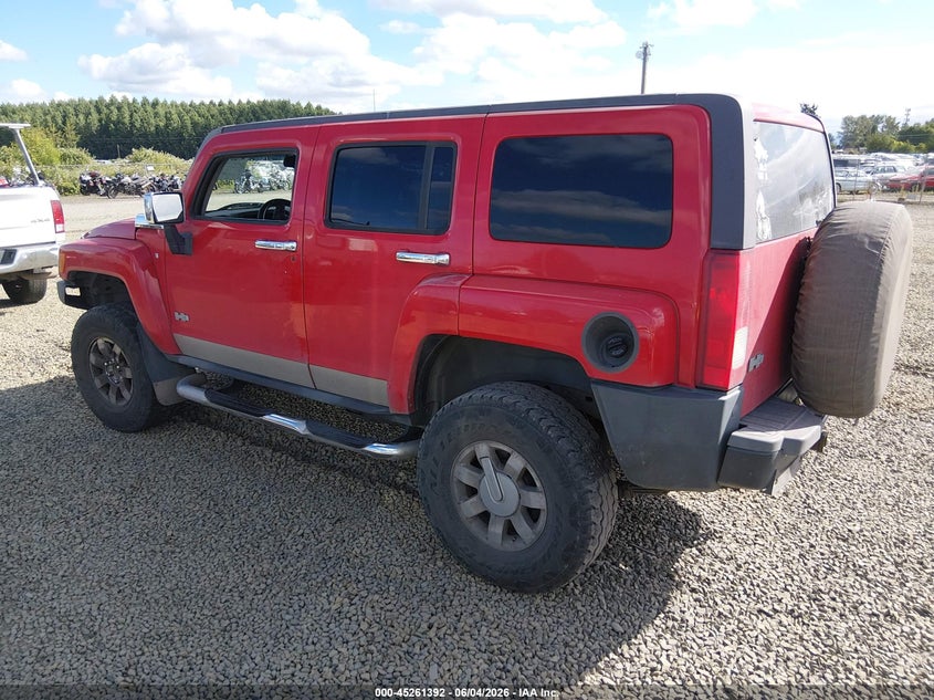2007 Hummer H3 VIN 5GTDN13E678147685 IAAI salvage auction — UNKNOWN, Salvage (Texas), sold $500 on 2026-07-29 (photo 3)